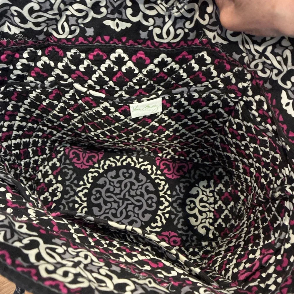 Vera Bradley 2013 Magenta Canterberry Tote,  Large Quilted Cotton Purse